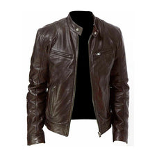 Jaqueta de Couro Masculina Racer Romenzi RZ163, design moderno, conforto e sofisticação em couro premium.
