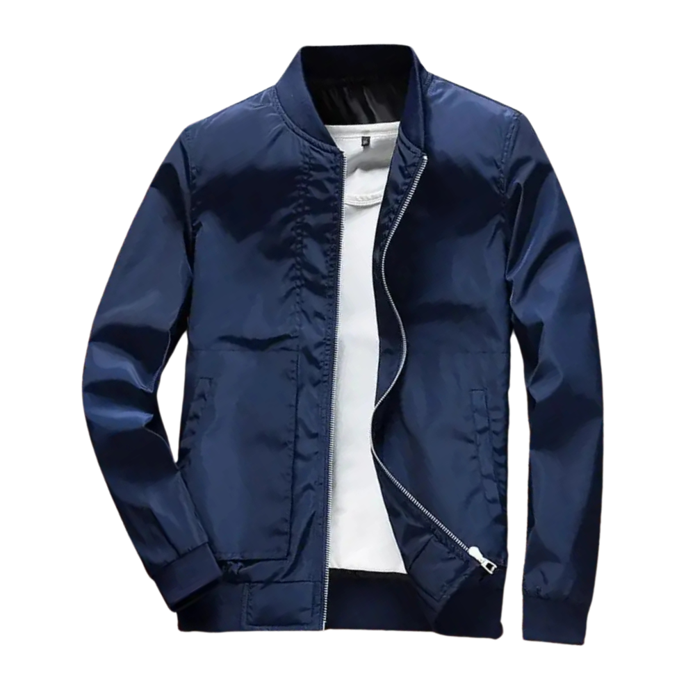 Jaqueta Impermeável Masculina Romenzi RZ173 com tecido resistente à água, isolamento térmico e design funcional para proteção e elegância.