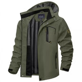 Jaqueta Impermeável Masculina Romenzi RZ323 feita com materiais impermeáveis e respiráveis, design ergonômico e moderno. Ideal para dias chuvosos e ao ar livre.