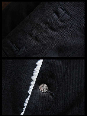 Jaqueta Jeans Masculina Forrada em Lã Romenzi RZ162 com forro em lã, estilo elegante e conforto para o inverno.