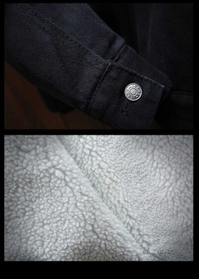 Jaqueta Jeans Masculina Forrada em Lã Romenzi RZ162 com forro em lã, estilo elegante e conforto para o inverno.