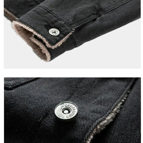 Jaqueta Jeans Masculina Forrada Romenzi RZ233, design refinado, interior forrado, conforto e estilo para homens modernos.