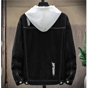 Jaqueta Jeans Masculina Romenzi StreetWear RZ235, design urbano moderno, confortável e com acabamentos de alta qualidade.