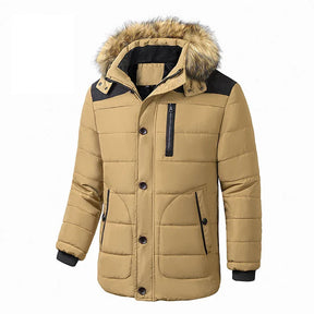 Jaqueta Masculina Acolchoada Romenzi Berlim RZ227 com design sofisticado e acabamento impecável, ideal para dias frios.