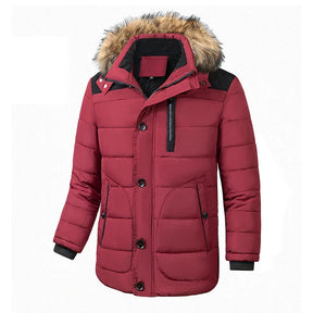 Jaqueta Masculina Acolchoada Romenzi Berlim RZ227 com design sofisticado e acabamento impecável, ideal para dias frios.