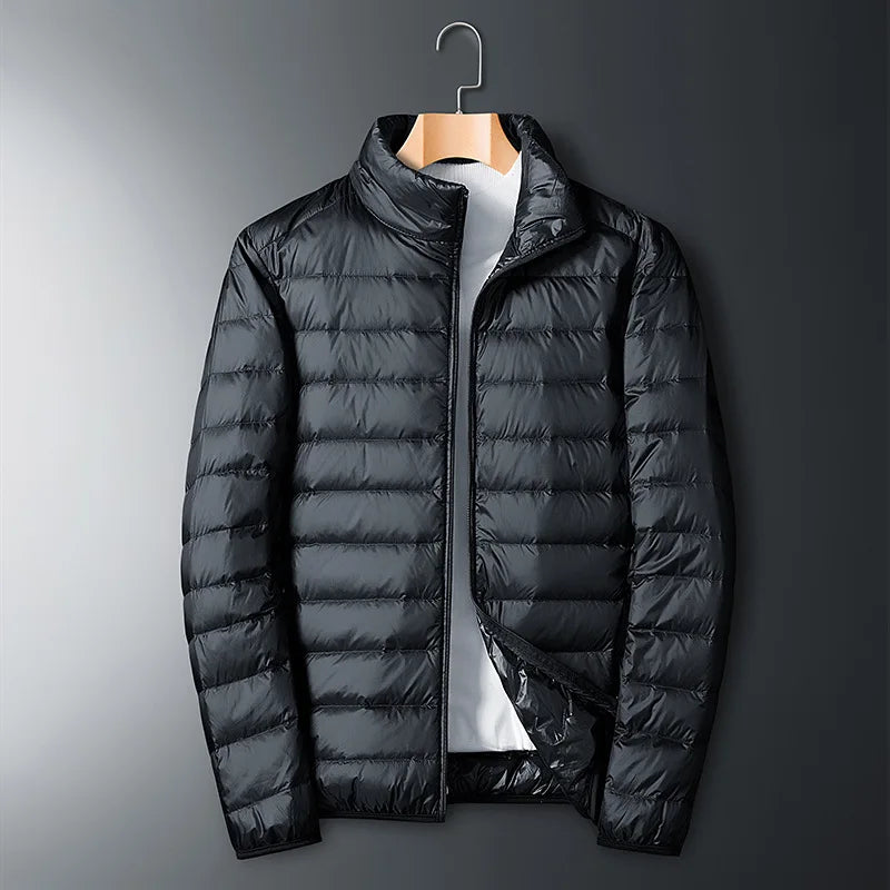 Jaqueta Masculina Bobojaco Puffed Romenzi RZ196, confortável, resistente, e ideal para os dias frios e ocasiões elegantes.