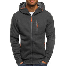 Jaqueta Masculina Casual Moderna Romenzi RZ193 em tecido resistente e design moderno, perfeita para dias frios.