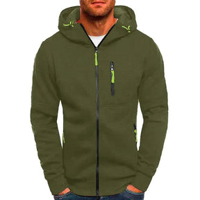 Jaqueta Masculina Casual Moderna Romenzi RZ193 em tecido resistente e design moderno, perfeita para dias frios.