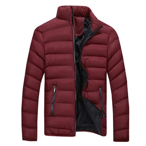 Jaqueta Masculina Casual Puffer Romenzi RZ202 com forro acolchoado, zíper resistente e proteção ideal contra o frio.