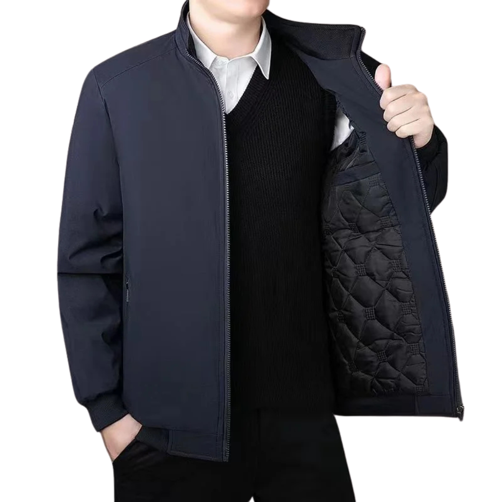 Jaqueta Masculina Cold Sweden Romenzi RZ169 com forro acolchoado, tecido macio e design resistente para proteção e estilo.