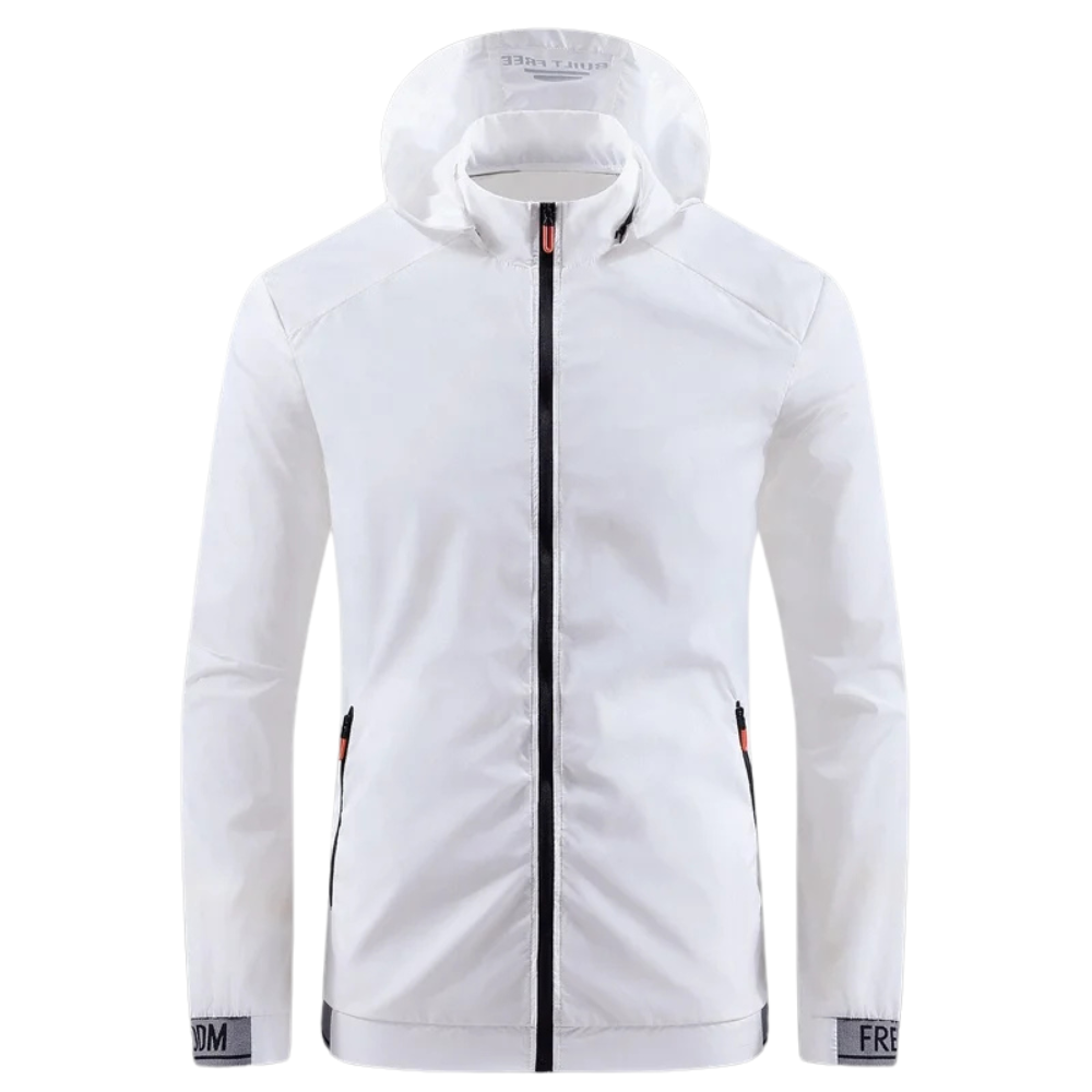 Jaqueta Masculina Corta Vento Impermeável Romenzi RZ182, proteção contra chuva e vento com estilo e leveza.