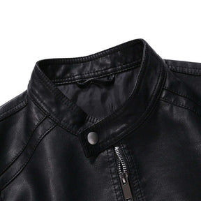 Jaqueta Masculina de Couro Romenzi Classic RZ117 - couro genuíno, design exclusivo, conforto, resistência e durabilidade premium.