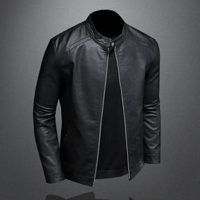 Jaqueta Masculina de Couro Romenzi Classic RZ117 - couro genuíno, design exclusivo, conforto, resistência e durabilidade premium.