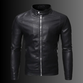 Jaqueta Masculina de Couro Romenzi Classic RZ117 - couro genuíno, design exclusivo, conforto, resistência e durabilidade premium.