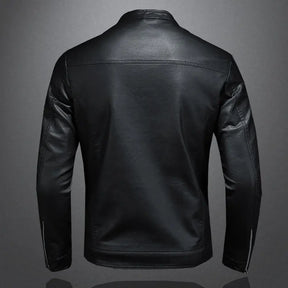 Jaqueta Masculina de Couro Romenzi Classic RZ117 - couro genuíno, design exclusivo, conforto, resistência e durabilidade premium.