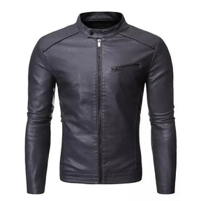 Jaqueta Masculina de Couro Romenzi RZ120 com design contemporâneo, conforto e durabilidade