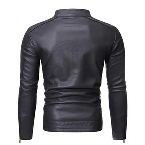 Jaqueta Masculina de Couro Romenzi RZ120 com design contemporâneo, conforto e durabilidade