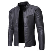 Jaqueta Masculina de Couro Romenzi RZ120 com design contemporâneo, conforto e durabilidade