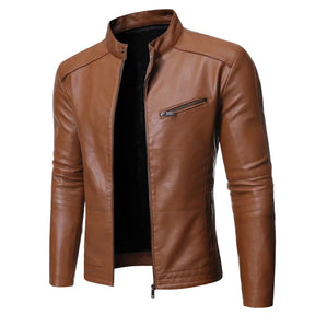 Jaqueta Masculina de Couro Romenzi RZ120 com design contemporâneo, conforto e durabilidade