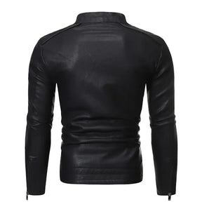 Jaqueta Masculina de Couro Romenzi RZ120 com design contemporâneo, conforto e durabilidade
