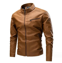 Jaqueta Masculina de Couro Romenzi RZ127 com couro premium, acabamento refinado e design versátil para ocasiões elegantes e casuais.