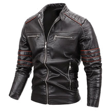 Jaqueta Masculina de Couro Romenzi RZ130 feita em couro premium, com design moderno e interior macio, perfeita para estilo e durabilidade.
