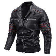 Jaqueta Masculina de Couro Romenzi RZ130 feita em couro premium, com design moderno e interior macio, perfeita para estilo e durabilidade.