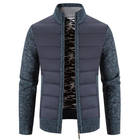 Jaqueta Masculina Forrada de Lã Romenzi RZ186 com isolamento térmico, design resistente e estilo sofisticado.