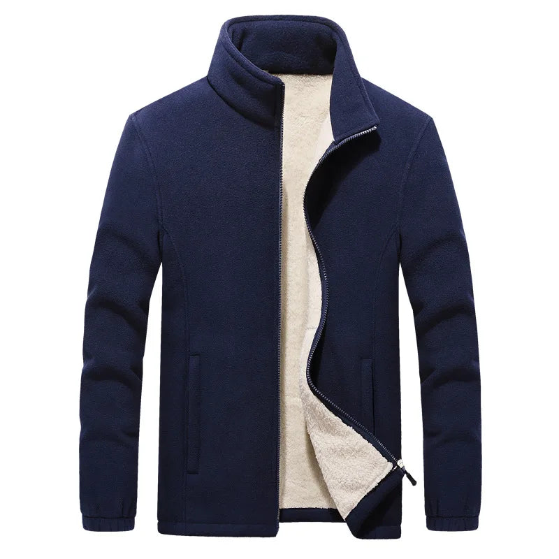 Jaqueta Masculina Forrada Freezing Romenzi RZ218 com forro acolchoado, ajuste confortável e zíper durável, ideal para aquecimento e estilo em dias frios.