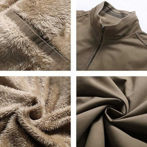 Jaqueta Masculina Forrada JP Romenzi RZ215 com design sofisticado, forro confortável e resistência, perfeita para destacar autenticidade e praticidade.