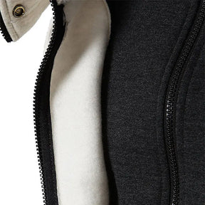 Jaqueta Masculina Gola Alta Romenzi RZ204, possui um design elegante, forro acolchoado para excelente isolamento térmico e máximo conforto.