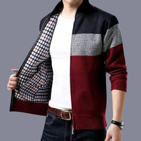 Jaqueta Masculina Grossa de Lã Comfort Romenzi RZ174 com design autêntico, tecido de lã de alta qualidade e estilo elegante para homens modernos.