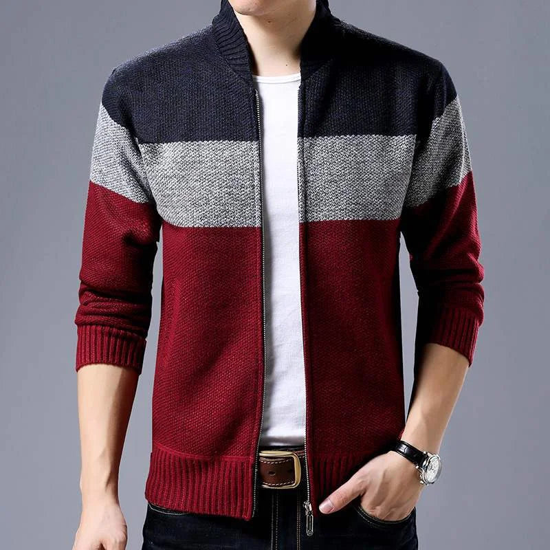 Jaqueta Masculina Grossa de Lã Comfort Romenzi RZ174 com design autêntico, tecido de lã de alta qualidade e estilo elegante para homens modernos.