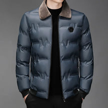 Jaqueta Masculina Norway Romenzi Winter RZ160, ideal para o inverno, com design autêntico e funcional.