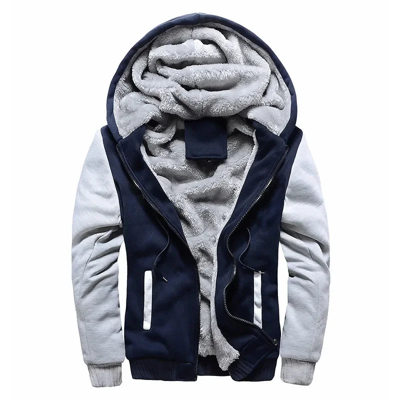 Jaqueta Masculina Plush Romenzi RZ195 com forro macio, ajuste confortável, resistente a abrasões, ideal para estilo e proteção no frio.