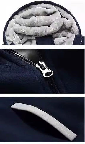 Jaqueta Masculina Plush Romenzi RZ195 com forro macio, ajuste confortável, resistente a abrasões, ideal para estilo e proteção no frio.