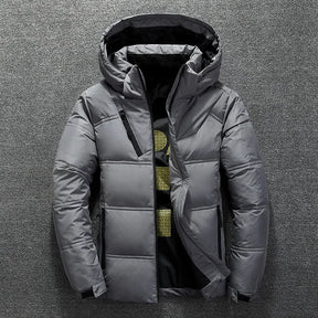 Jaqueta Masculina Puffer Bulky Romenzi RZ189 com isolamento térmico, durabilidade e estilo moderno.