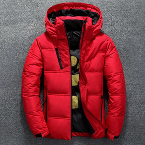 Jaqueta Masculina Puffer Bulky Romenzi RZ189 com isolamento térmico, durabilidade e estilo moderno.