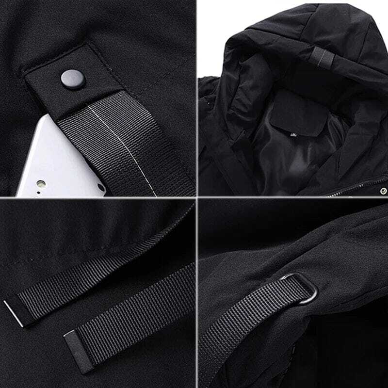 Jaqueta Masculina Puffer Extensive Romenzi RZ022 com design elegante e funcional para proteção contra o frio.
