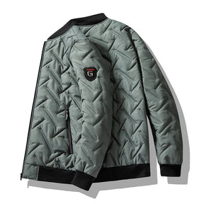 Jaqueta Masculina Square Romenzi RZ179 com forro acolchoado, zíper durável e tecido resistente. Elegância e conforto em dias frios.