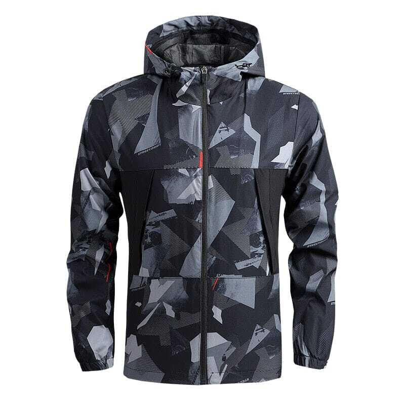 Jaqueta Masculina Street Draft Romenzi RZ209, possui design moderno, forro acolchoado para isolamento térmico e conforto máximo.