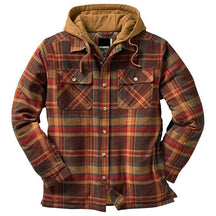 Jaqueta Masculina Xadrez Padded Romenzi RZ211 com design moderno, forro acolchoado, tecido resistente e zíper durável. Ideal para conforto e estilo.