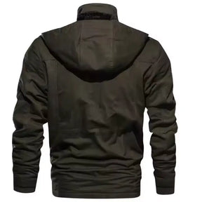 Jaqueta Motociclista Masculina Romenzi RZ317 com interior acolchoado de algodão, bolsos funcionais e detalhes refletivos para conforto e proteção.