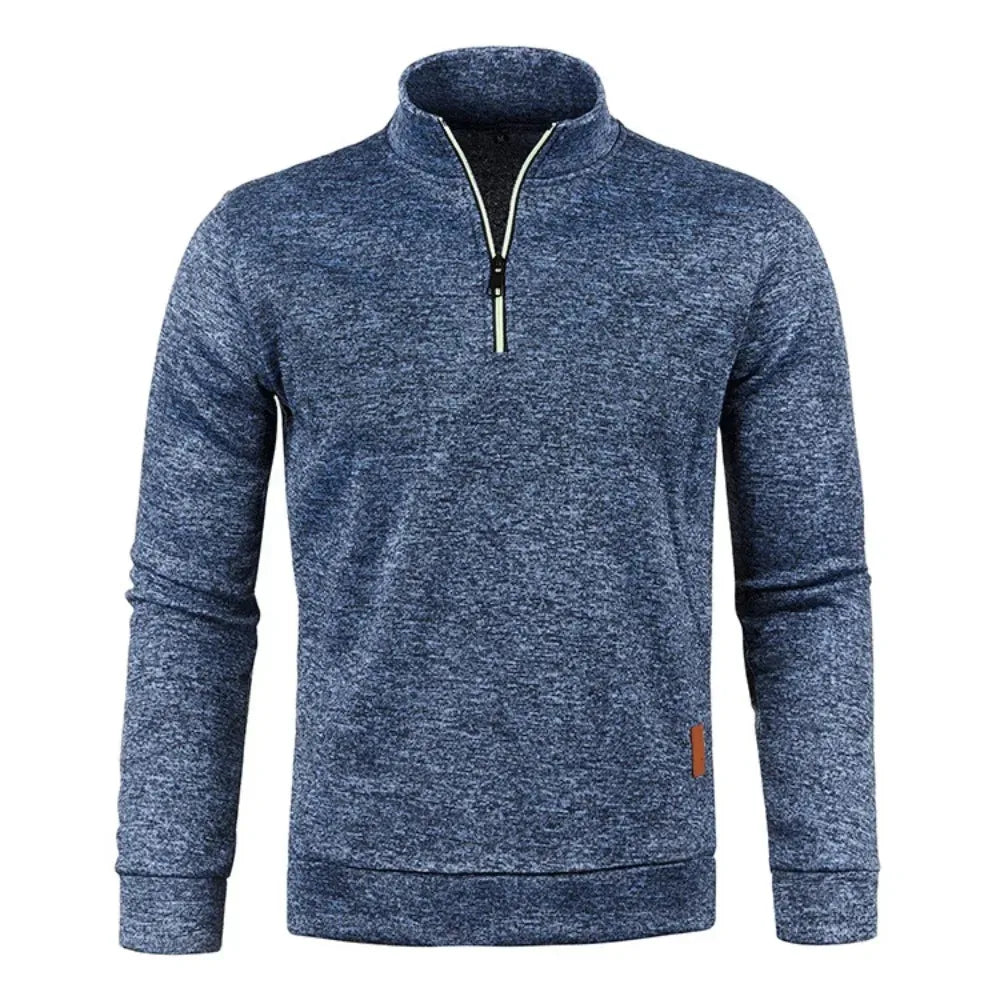 Moletom Gola Alta Masculino Romenzi Valdus RZ112 com design arrojado gola alta conforto térmico e resistência ideal para enfrentar o frio com estilo