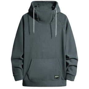 Moletom Masculino Canguru Gola Alta Romenzi RZ105 com capuz bolso canguru e gola alta que oferece estilo conforto e proteção nos dias frios