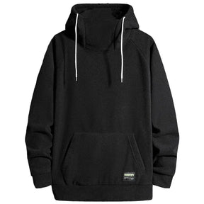 Moletom Masculino Canguru Gola Alta Romenzi RZ105 com capuz bolso canguru e gola alta que oferece estilo conforto e proteção nos dias frios