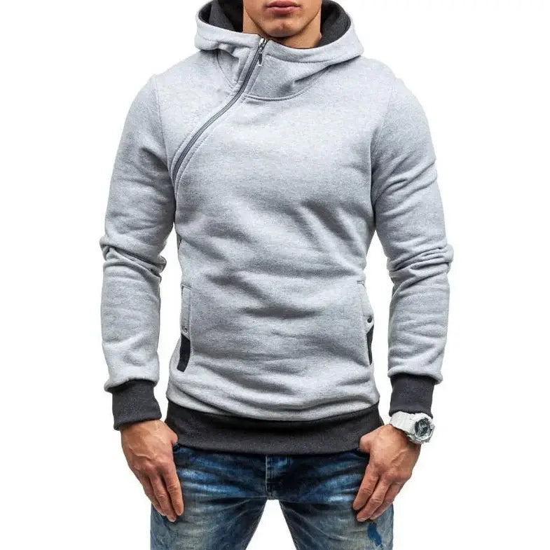 Moletom Masculino Fechado com Capuz Romenzi RZ113 com design moderno bolsos capuz e tecido premium que combina conforto proteção e praticidade