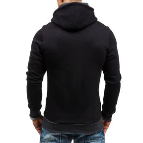 Moletom Masculino Fechado com Capuz Romenzi RZ113 com design moderno bolsos capuz e tecido premium que combina conforto proteção e praticidade