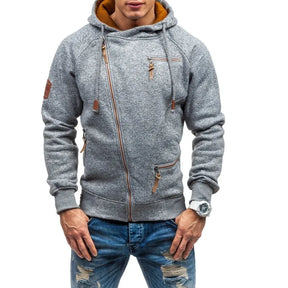 Moletom Masculino com Zíper Romenzi Daft RZ115 - design premium, tecido durável, capuz prático e conforto excepcional.