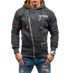 Moletom Masculino com Zíper Romenzi Daft RZ115 - design premium, tecido durável, capuz prático e conforto excepcional.